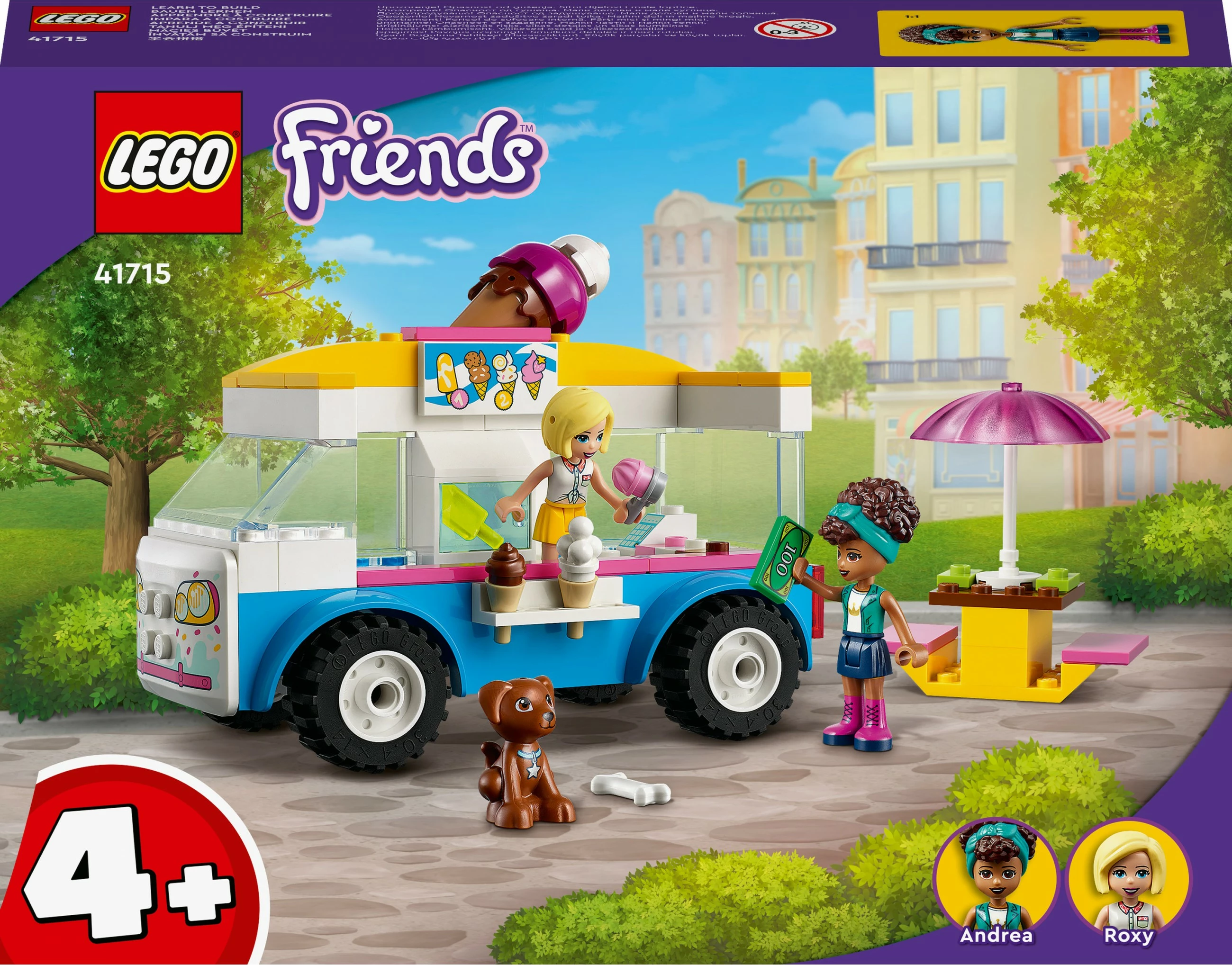 Set ndërtimi LEGO Friends 41715 me furgon akulloresh, 84 pjesë, shumëngjyrësh