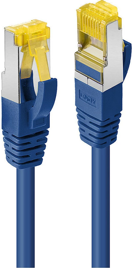 Kabllo rrjeti Ethernet LINDY 47276, Cat7 S/FTP, 0.5m, RJ45-RJ45, LSZH, blu