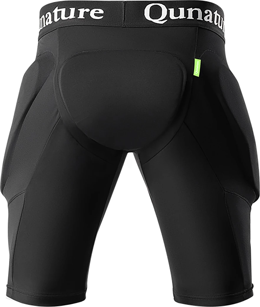 Pantallona mbrojtëse ijë Qunature Ski Basic S, EVA 12 mm, uniseks, e zezë