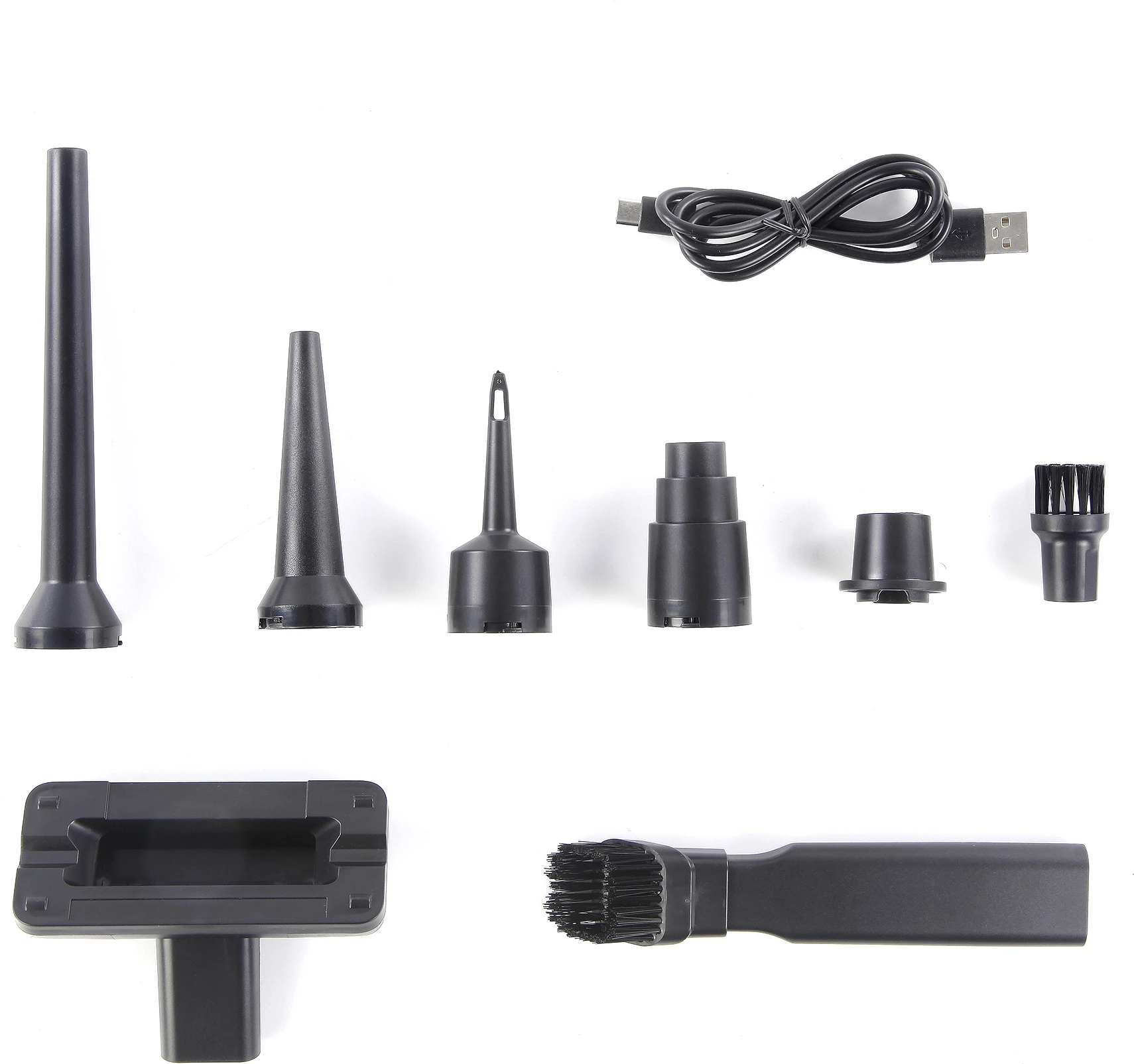 Fshesë me korrent dore Elit zoomGO 4-në-1, 100W, HEPA, bateri 2000mAh, set me 8 aksesorë + kabllo USB + çantë, bardhë/gri