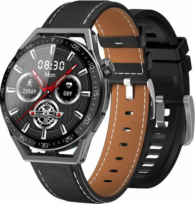 Smartwatch Rubicon unisex, e zezë