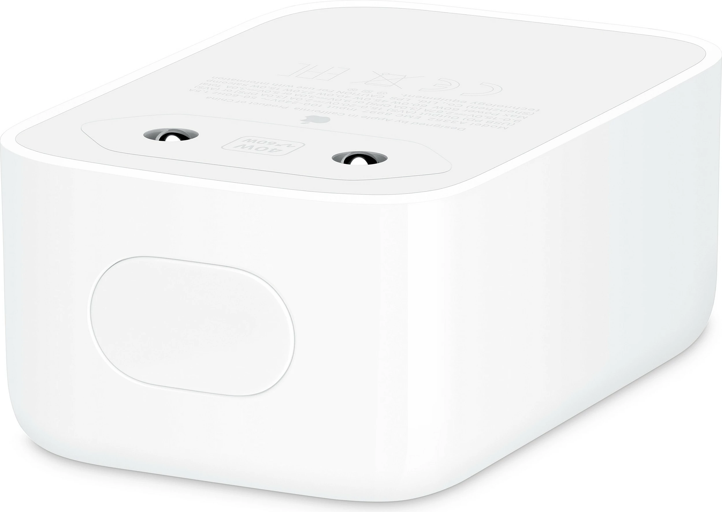 Adapter rryme Apple 40W Dynamic Power Adapter, USB-C, deri 60W max, i bardhë
