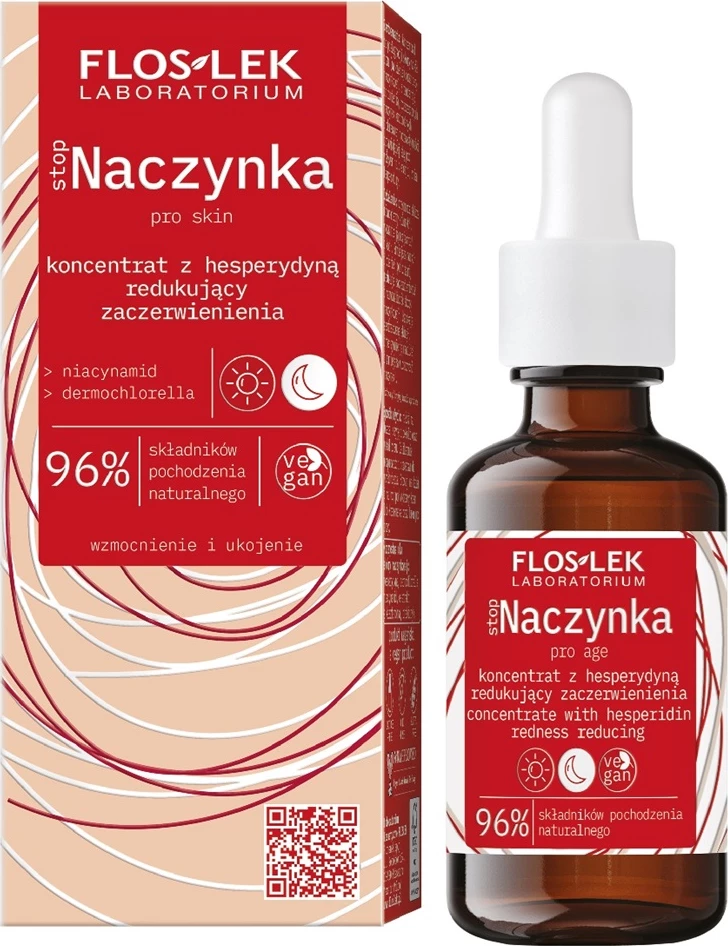 Serum për fytyrë dhe sy Floslek stopNaczynka për femra, 30ml