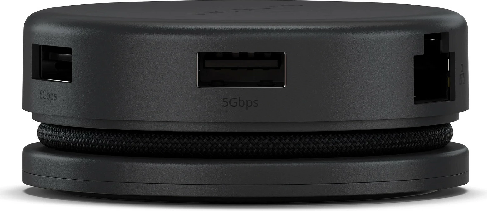 Adapter multiport USB-C Satechi OntheGo 7-në-1, i zi