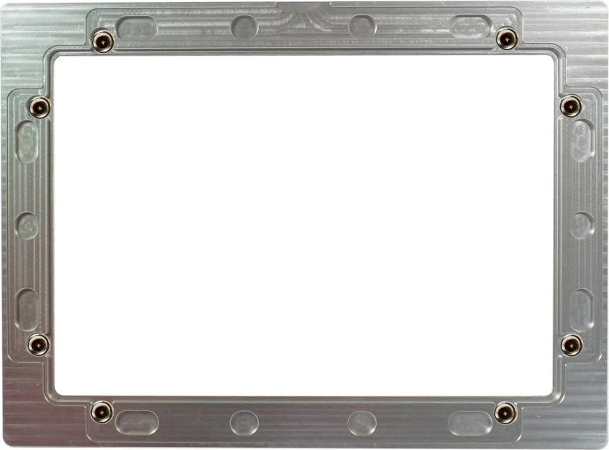 Aksesor tabletë ALLNET, 12 Zoll, Blende për Einbaurahmen, ngjyrë argjendi