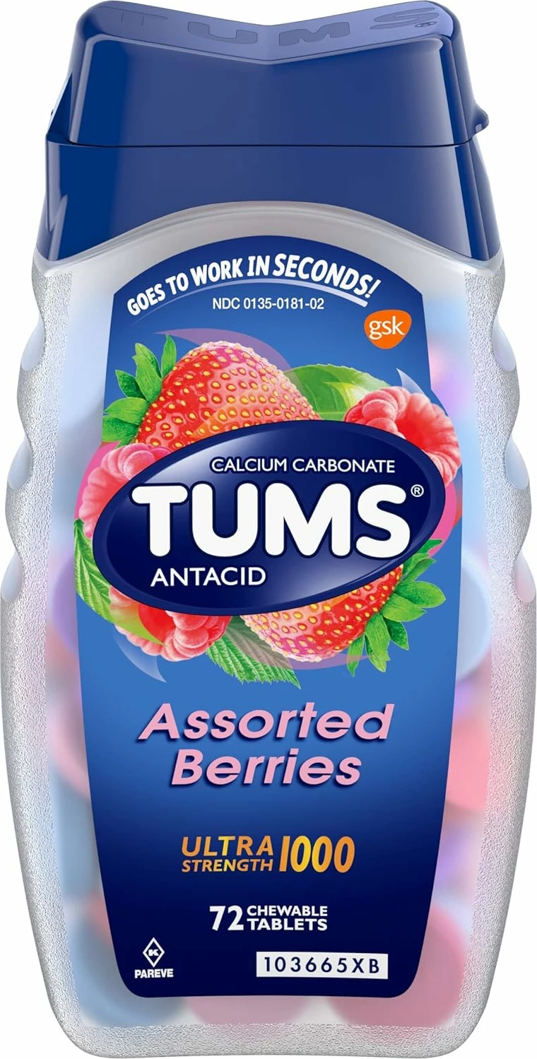 Tums Antacid Assorted Berries