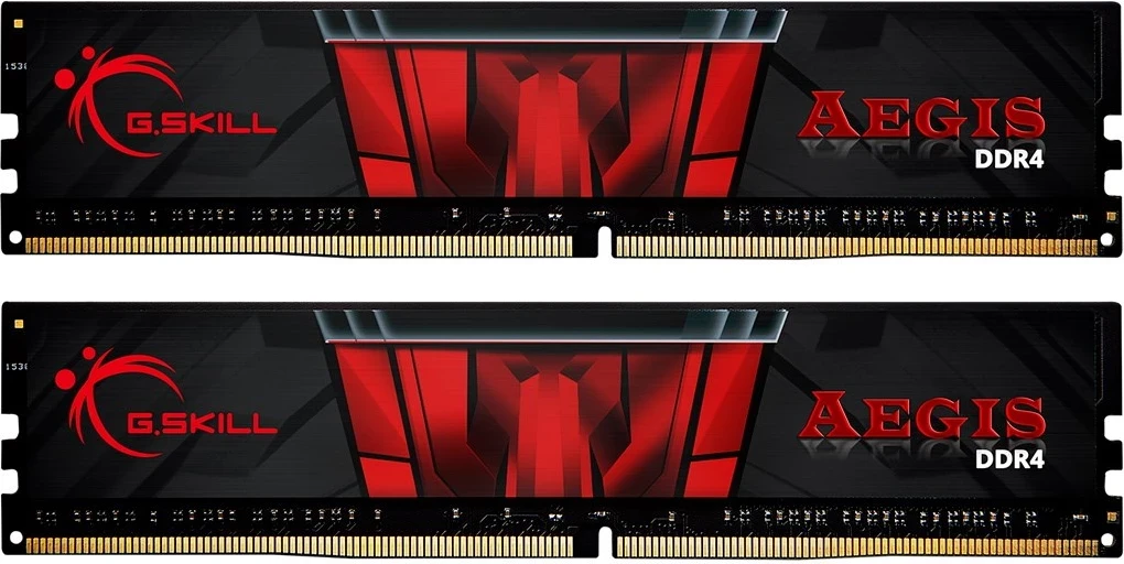 RAM Memorje G.SKILL Aegis F4-2400C17D-8GIS, 8 GB DDR4 2400 MHz, e zezë