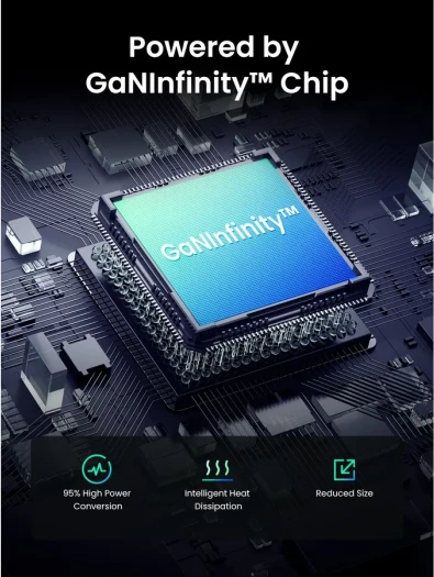 Karikues USB-C GaN UGREEN Nexode Pro 45W, 2x USB-C, gri