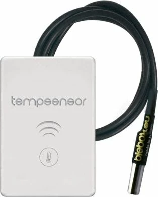 Sensor temperature WiFi Blebox tempSensor µWiFi me sondë -55°C–125°C, i bardhë