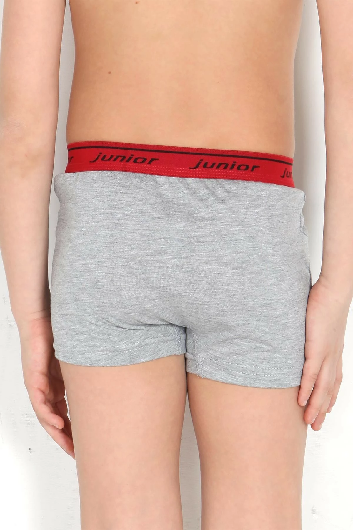 Bokserka për djem, gri e kuqe, Jumeon, 7/8 vjeç, 001-044001
