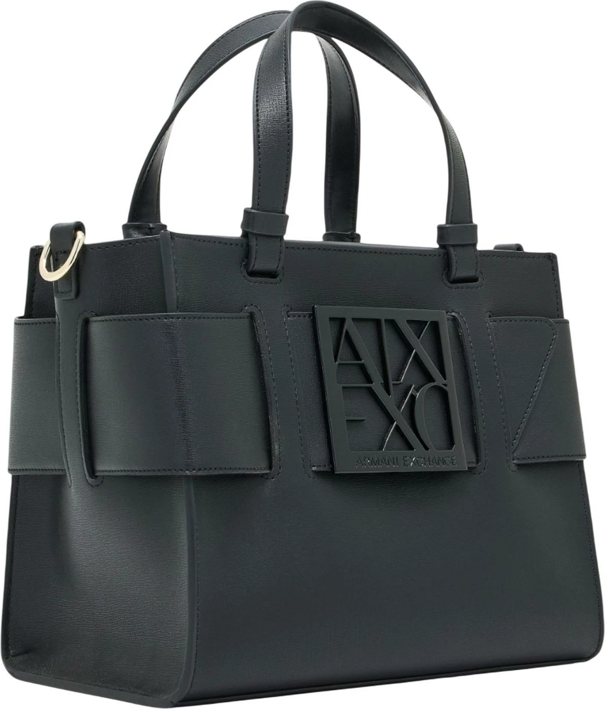 Çantë dore dhe crossbody për femra Armani Exchange 942690 0A874, e zezë