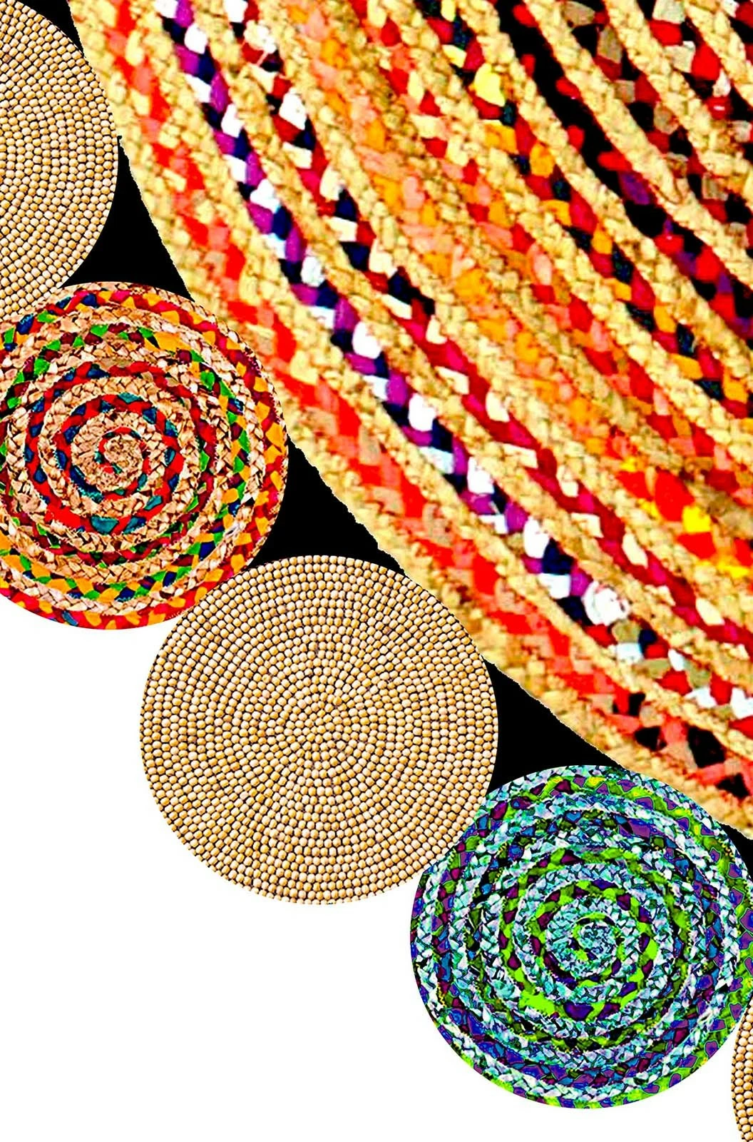 Qilim (80 cm) Conceptum Hypnose, HMNT933, shumëngjyrësh