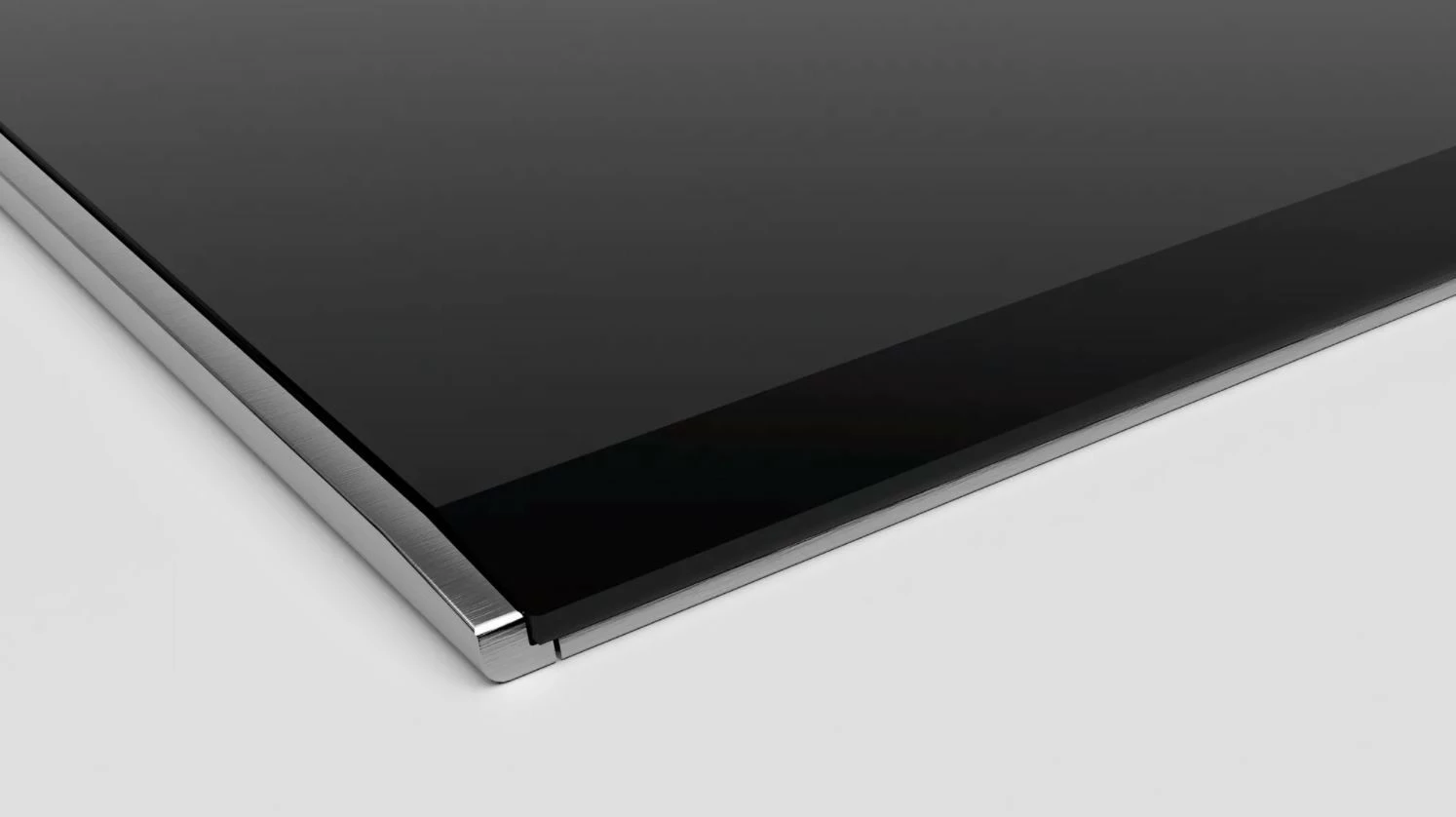 Pllakë qeramike Bosch PKF375FP2E, 2 zona, Touch, e zezë