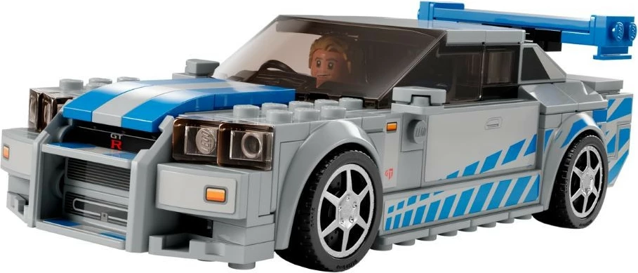 Set LEGO Speed Champions Nissan Skyline GT-R (R34) Fast & Furious, 319 pjesë