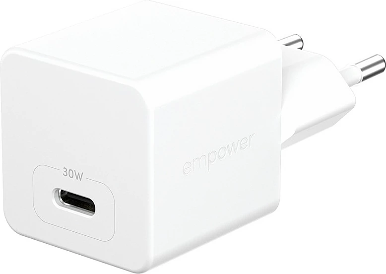 Karikues muri PanzerGlass empower Turbo 30W, USB-C PD, EU Plug, i bardhë