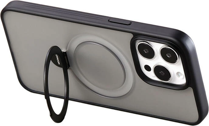 Mbështjellës magnetik me mbajtëse Joyroom JR-BP004 për iPhone 15, zi