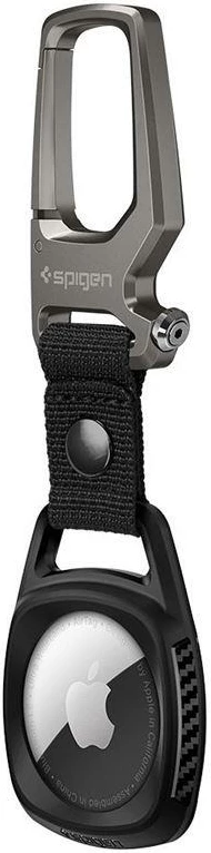 Mbështjellës Spigen Rugged Armor për Apple AirTag, Matte Black
