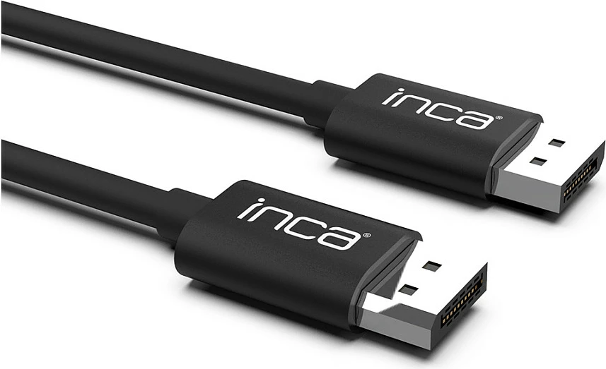 Kabllo DisplayPort INCA IDPD-20, 2m, 4K@60Hz, e zezë