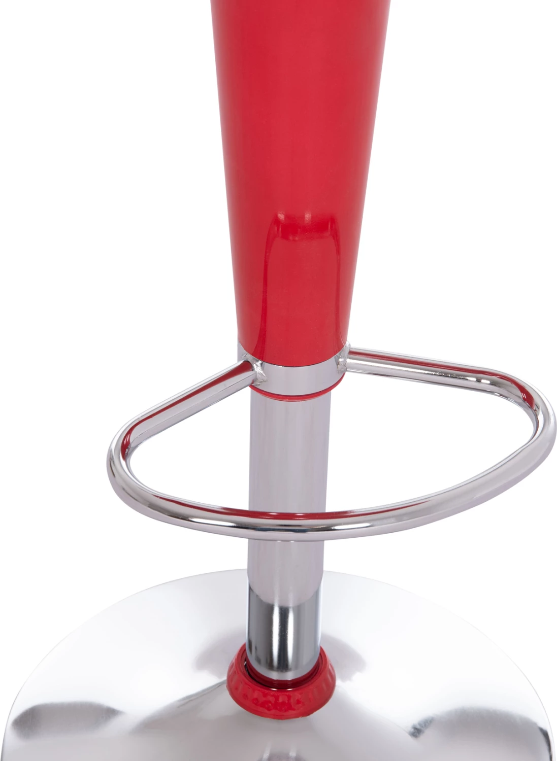 Karrige për bar rrotulluese Daisy, ABS e kuqe me ngritje, set prej 2 copësh, FH200.24, 44x38x85cm