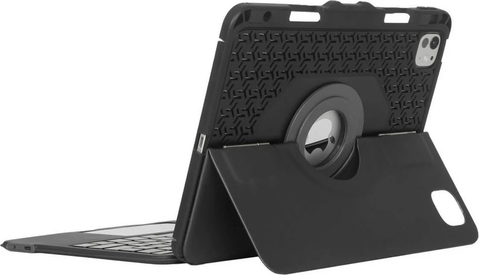 Mbështjellës me tastierë Bluetooth Targus VersaVu për iPad, Nordic, i zi