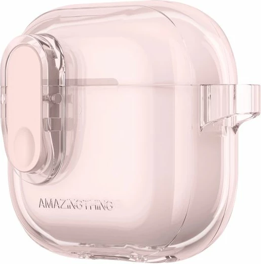 Kutí për AirPods 4 AmazingThing Minimal, rozë [Ngjyra: Rozë]