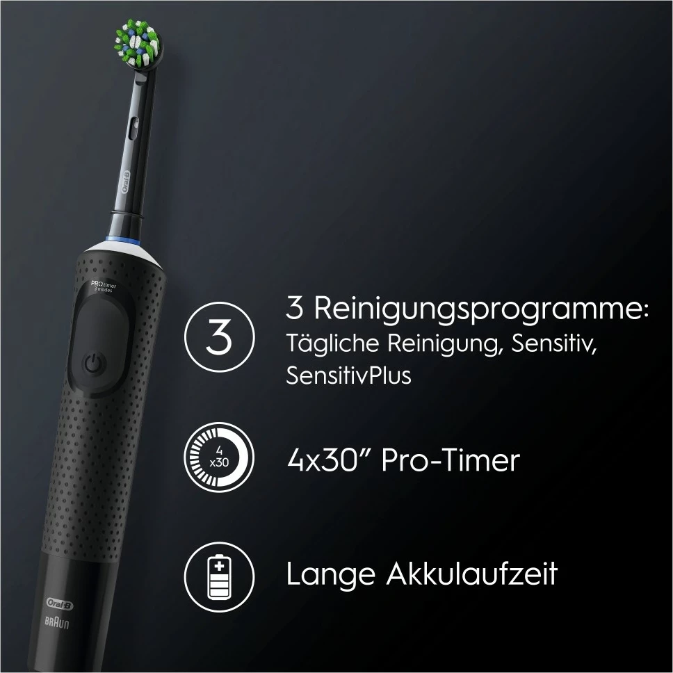 Furçë dhëmbësh Oral-B Vitality Pro D103, e zezë