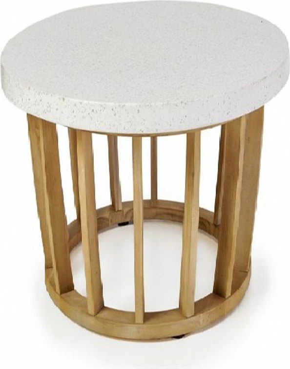 Tavolinë anësore Ithaka, natyrale, 50x50x53