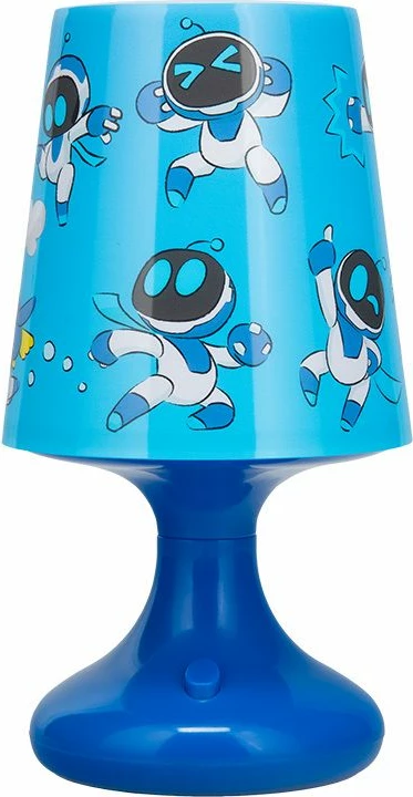 Lampë tavoline Paladone Astro Bot 18.5 cm, me ndërrim ngjyrash, 3xAA, blu