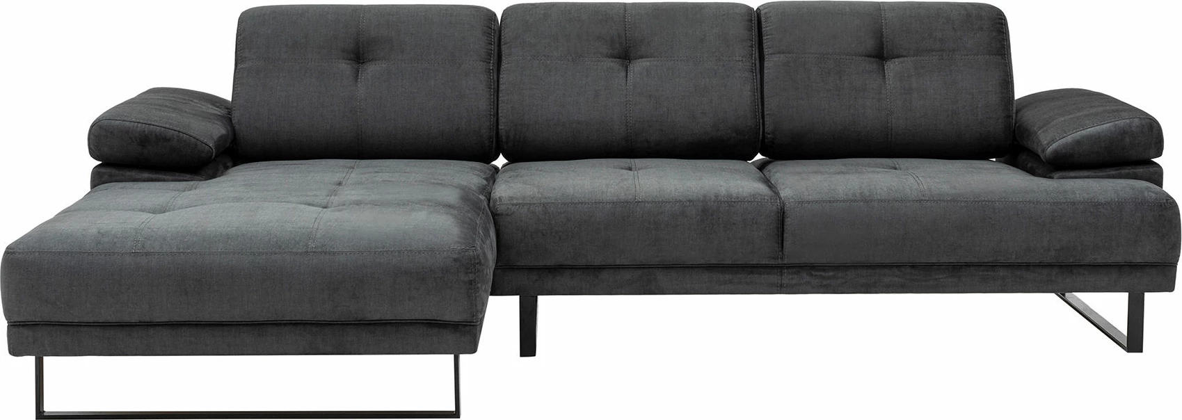 Kënd divan Atelier del Sofa, Mustang Small, kënd i majtë, antracit