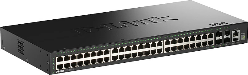 Switch D-Link DGS-1530 Series, 52 porta Gigabit, 4x 10G SFP+, Rackmount, i zi