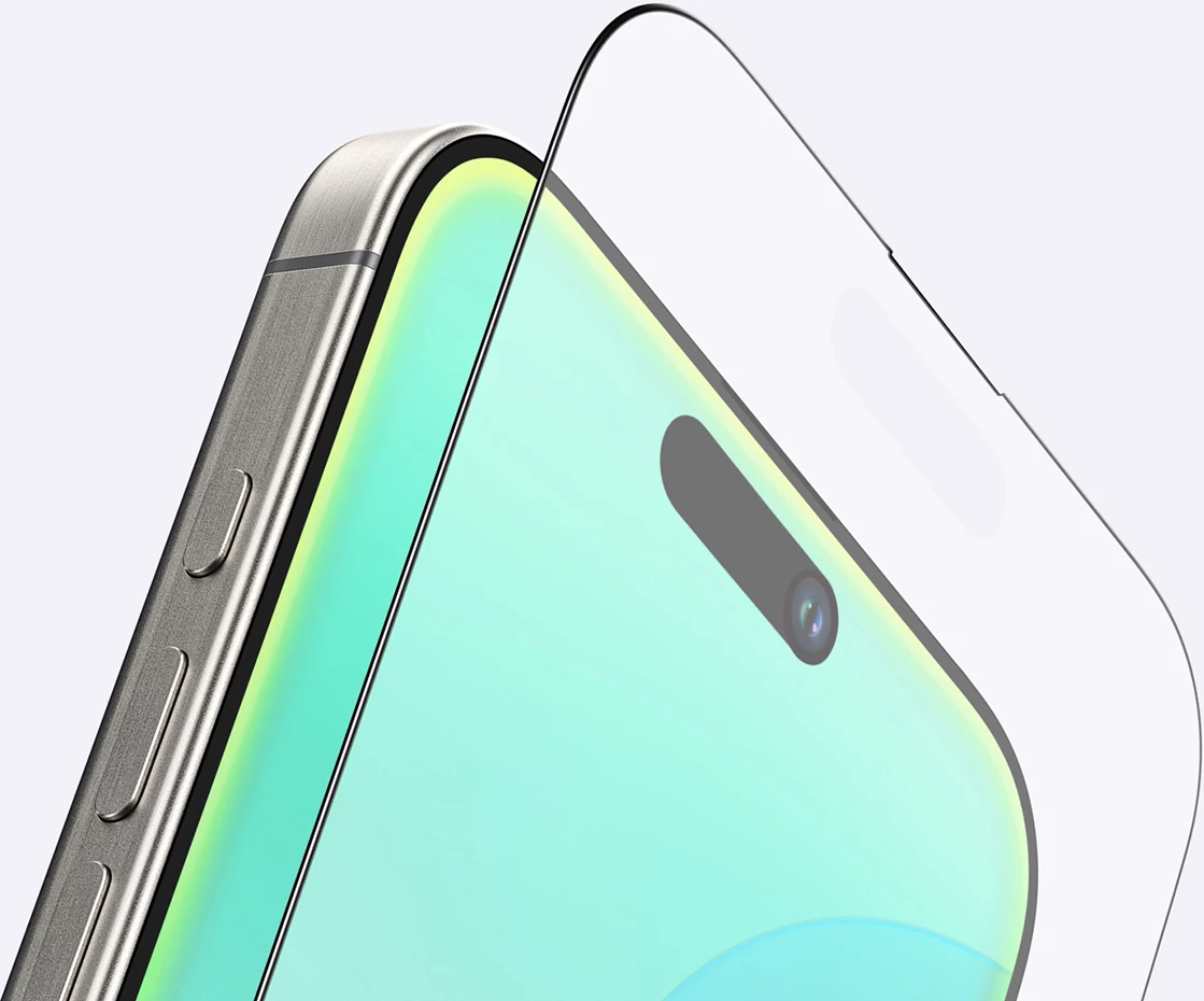 Xham mbrojtës AmazingThing Radix Matte Glass për iPhone 16 Pro Max, mat, transparent