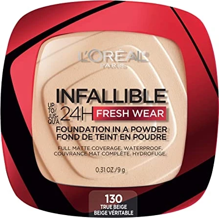 Pudër e ngurtë L'oreal Paris Infaillible 24H, no.130, 9g
