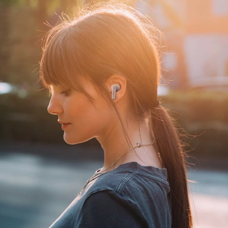Kufje Lamax In-Ear Clips1 Play, Bluetooth 5.3, 35 orë, e bardhë