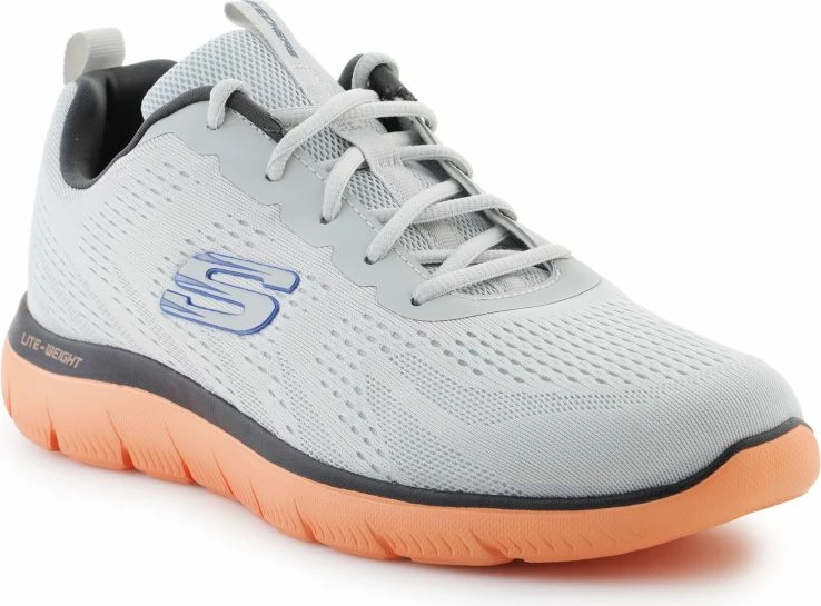 Atlete për meshkuj Skechers, gri-portokalli [Madhësia: 41.5]