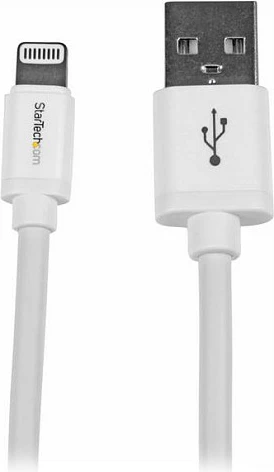 Kabllo StarTech Lightning-USB-A, 2m, USB 2.0, e bardhë
