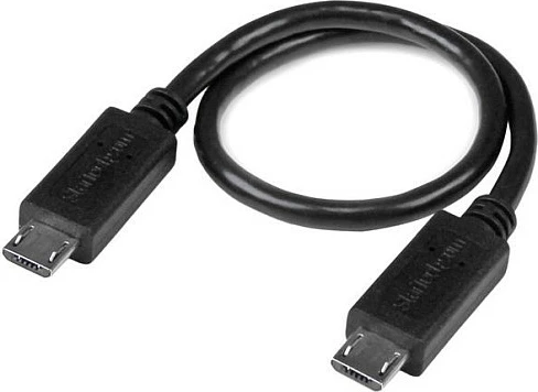Kabllo USB OTG StarTech, Micro USB në Micro USB, M/M, 20 cm, e zezë