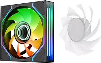 Ventilator kasë Thermaltake SWAFAN INFINITY EX12, 120mm, ARGB, PWM, 3 copë, i zi
