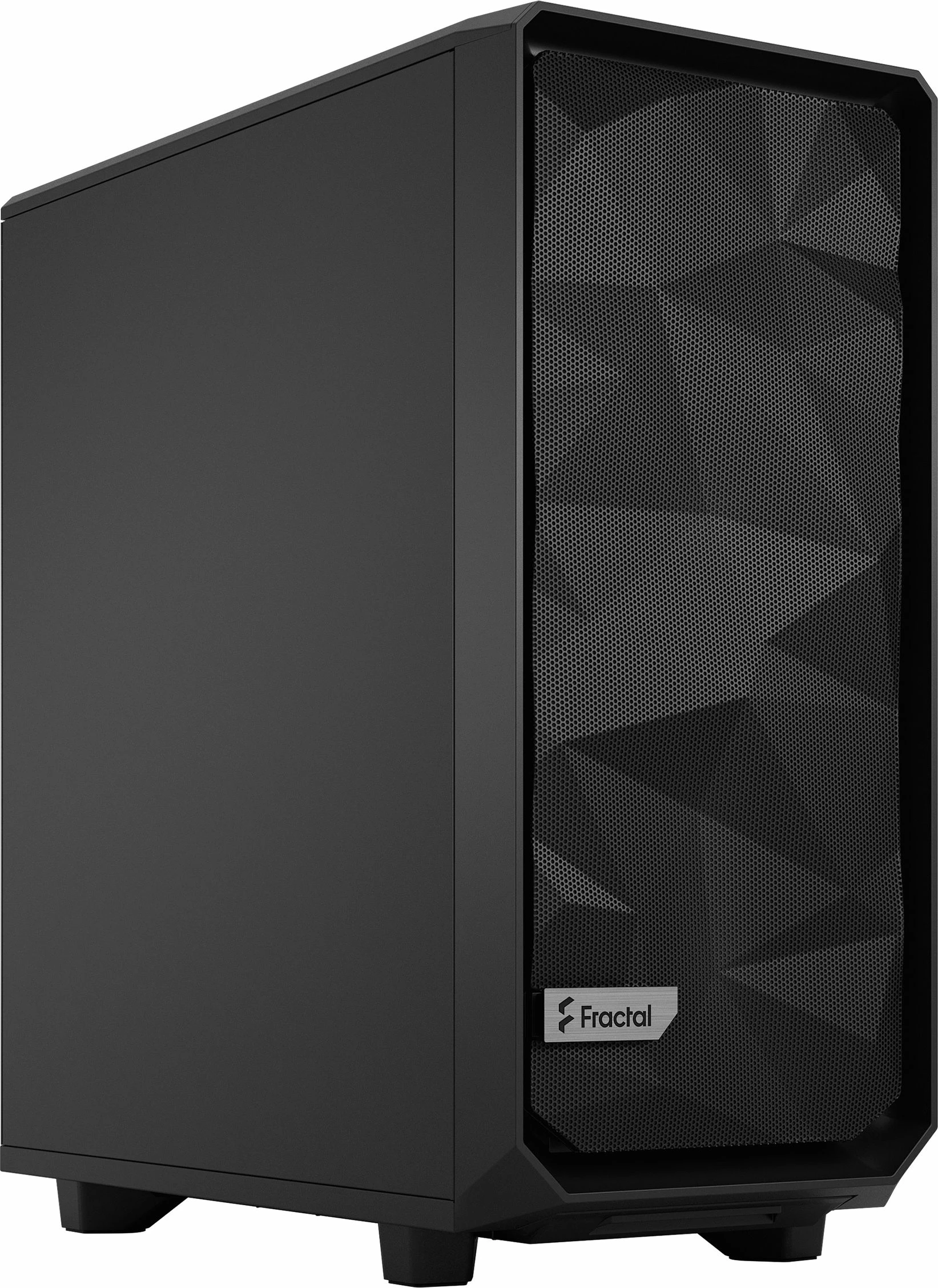 Kasë Fractal Design Meshify 2 Compact Solid FD-C-MES2C-01, Midi Tower ATX, pa dritare, e zezë