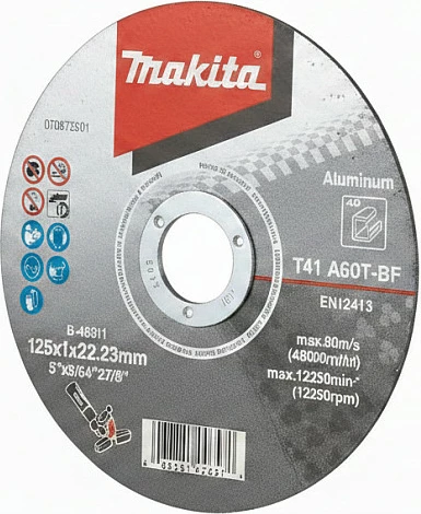 Disk prerës Makita B-45331, 125x1mm, për alumin