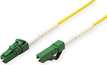 Kabllo fiber optike ROLINE 21.15.8620, LC/APC në LC/APC, OS2 single-mode, 1 m, e verdhë