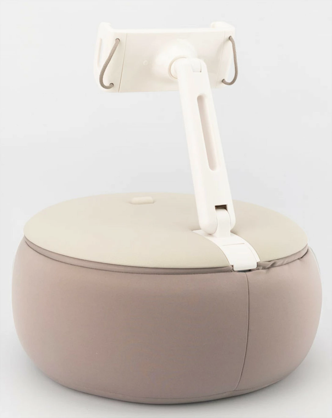 Mbajtëse tableti RealPower PillowStand 1, për tablet/celular, horizontale, bezhë
