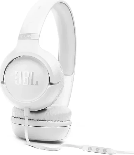 Kufje JBL Tune 530C USB-C, me mikrofon, me telekomandë inline, të palosshme, të bardha