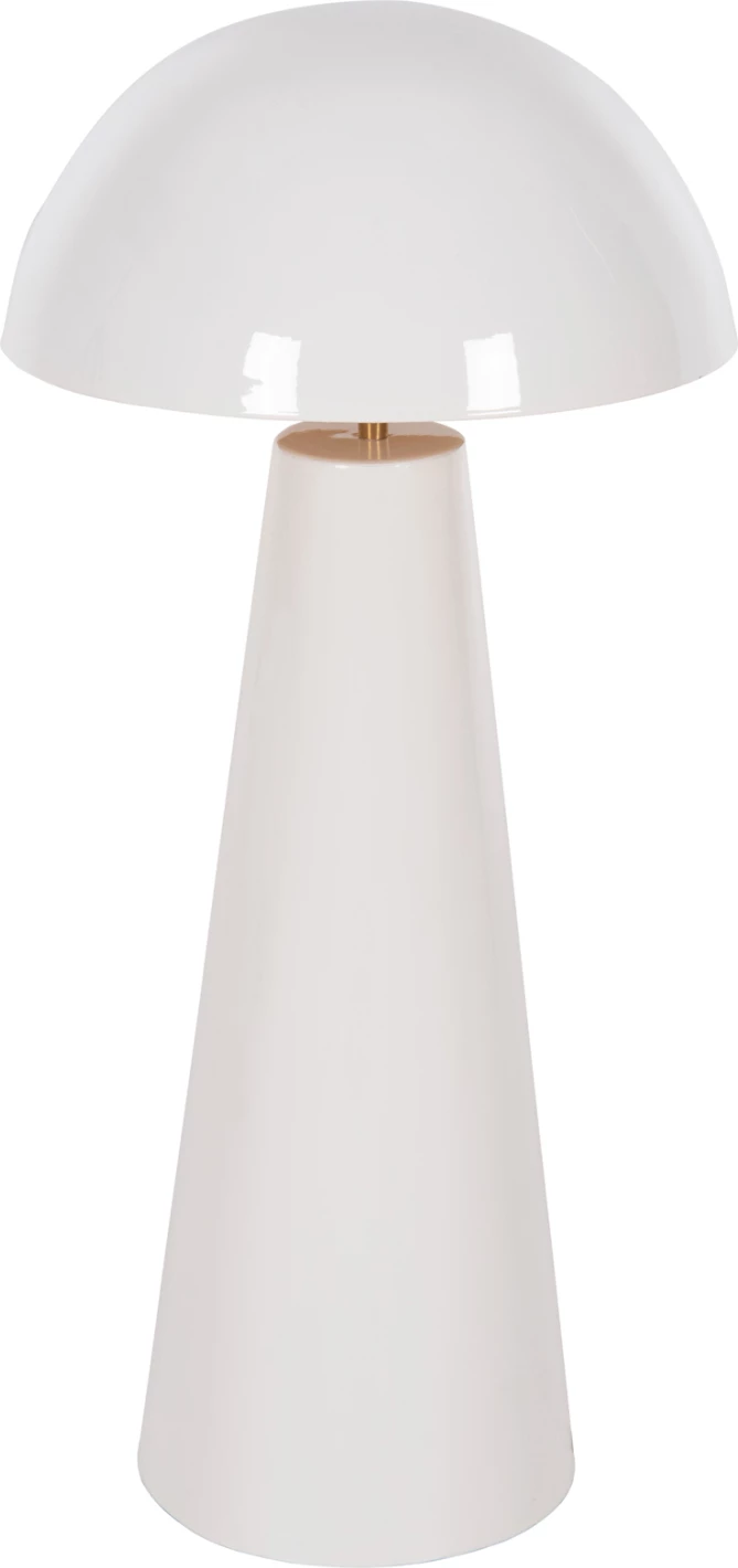 Llambë tavoline SMUSH FH4258.03 metalike, ngjyrë e bardhë, kapak rrotullues, Φ32,5x69H cm