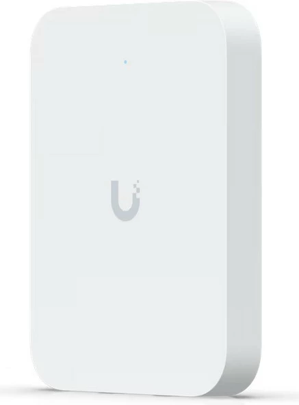 Access Point Ubiquiti UniFi U7 In-Wall U7-IW Wi‑Fi 7 4-stream, 2.4/5 GHz, switch PoE 2.5 GbE i integruar, i bardhë