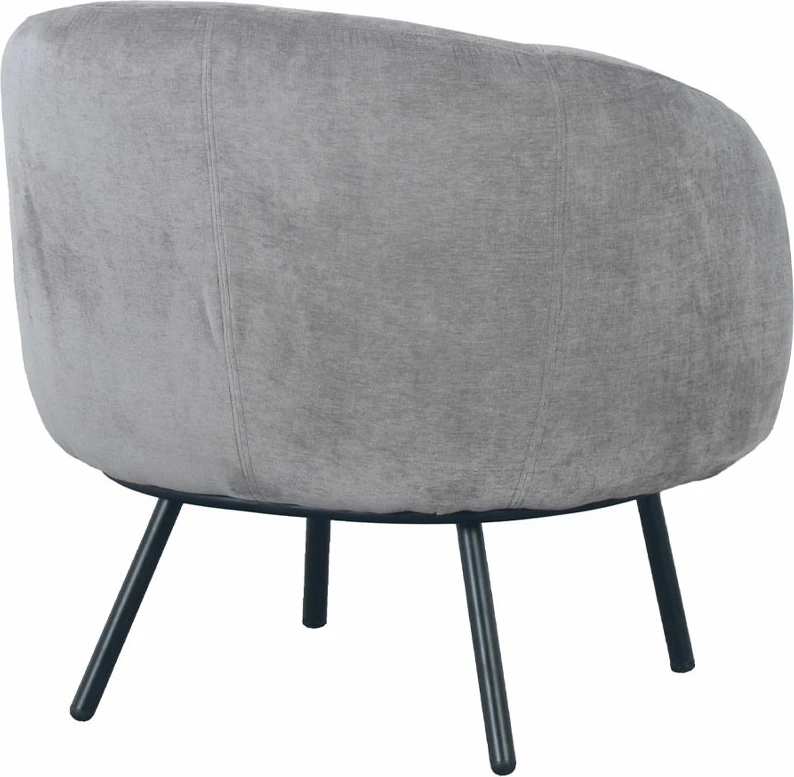 Karrige e ulët Malu, ngjyrë gri, 74x68x74