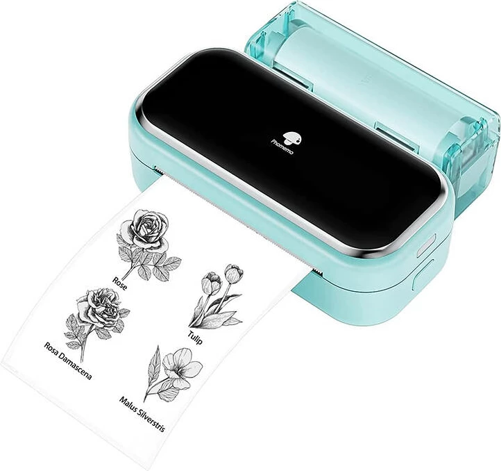 Printer etiketa portativ Phomemo M03, termik, i gjelbër