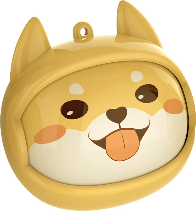 Kufje Moye Flip Face True Wireless Shiba, Bluetooth 5.4, 10mm, me kuti karikimi USB-C, e verdhë