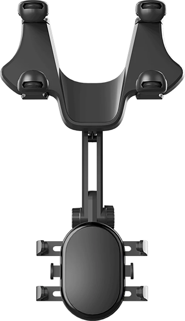 Mbajtës telefoni për makinë Hurtel K99 për pasqyrë të brendshme, i zi