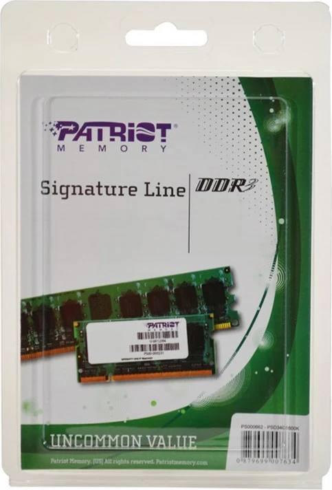 RAM memorie Patriot Memory, 4GB, 1600 MHz