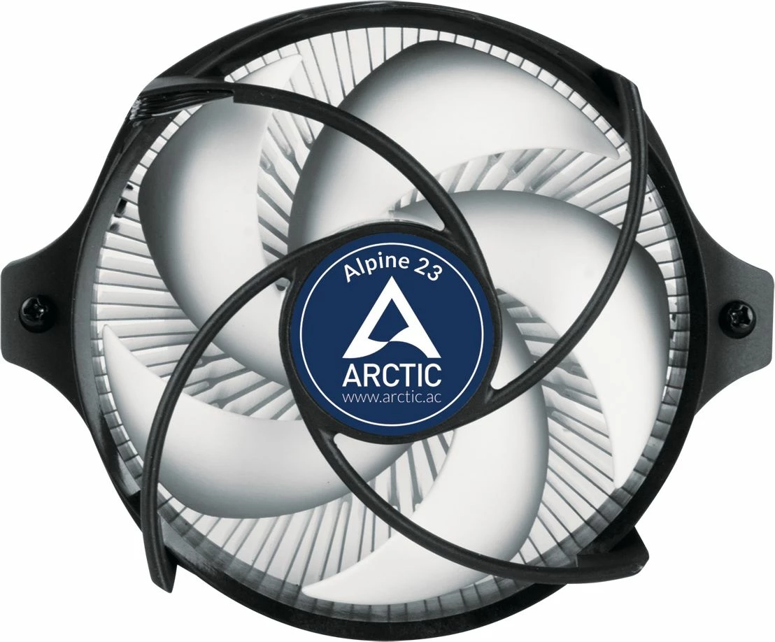Ftohës CPU Arctic Alpine 23 ACALP00035A, 90mm PWM, AM4/AM5, 2000rpm, 23dBA, bardhë/zezë